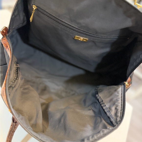 Balenciaga Black Boston Bag Croc accents with Gold hardware vintage 40cm - Picture 8 of 10